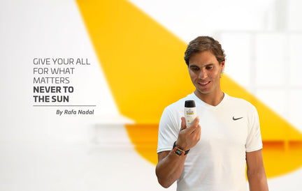 Rafa Nadal with Heliocare: “Give your all for what matters never to the sun”