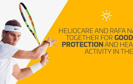 Heliocare and Rafa Nadal together for good sun protection and healthy activity in the sun